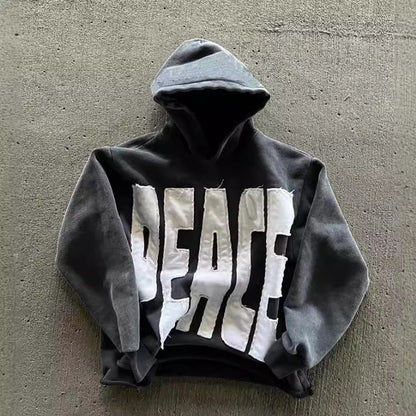 Spring And Autumn New Women's Sweater Fashion Personalized Printed Hooded